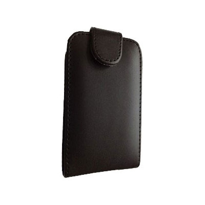 Blackberry 8520 / 9300 Curve Black Leather Flip Case