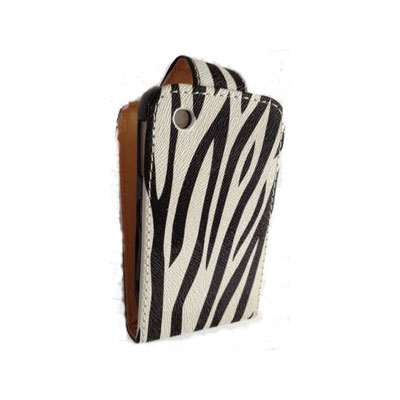 Zebra Style Leather Flip Case Cover For Blackberry Curve 8520